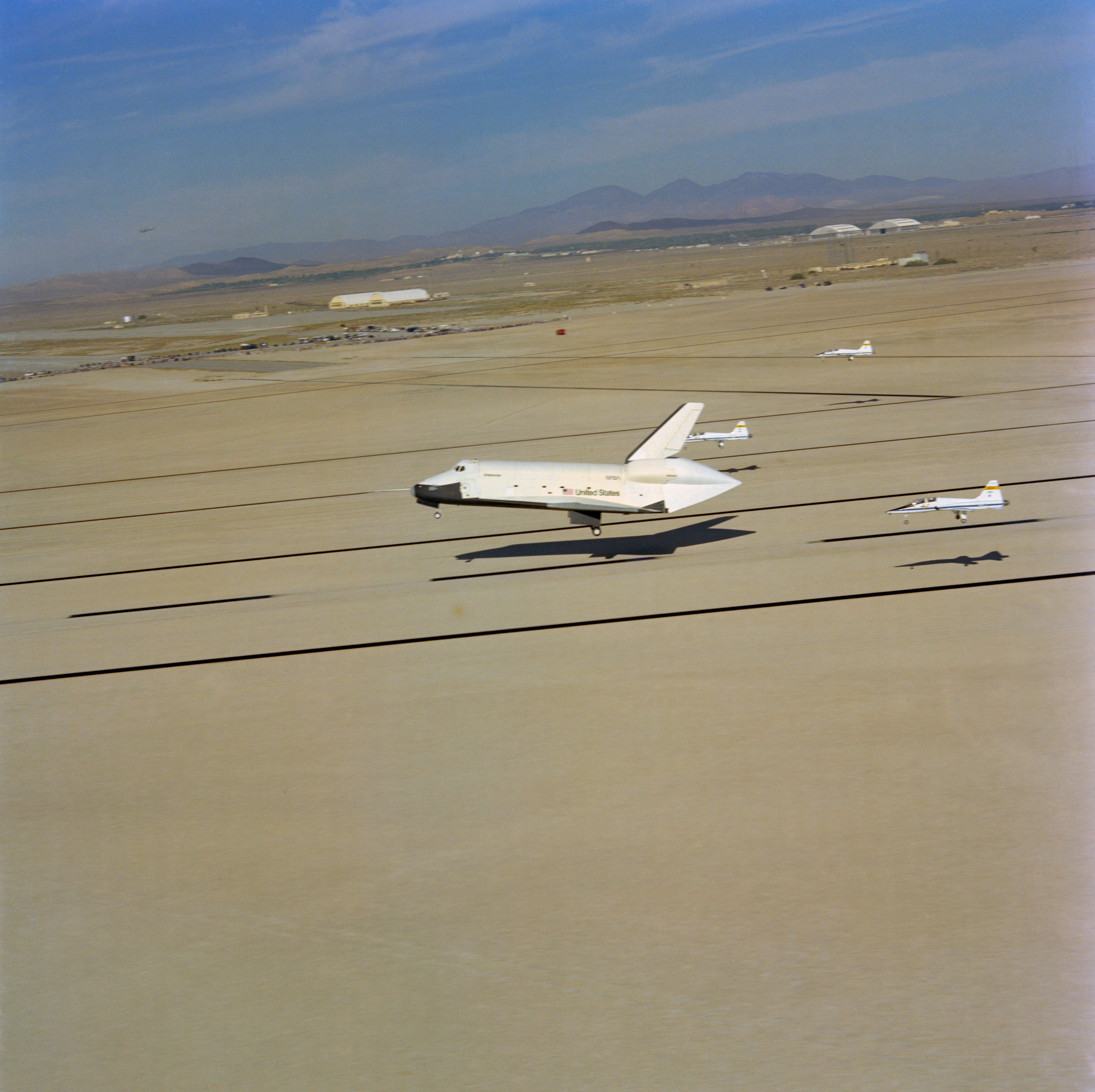 Third (3rd) - "Free Flight" - Shuttle Orbiter 101 Spacecraft - Dryden Flight Research Center (DFRC), Edwards AFB (EAFB), CA