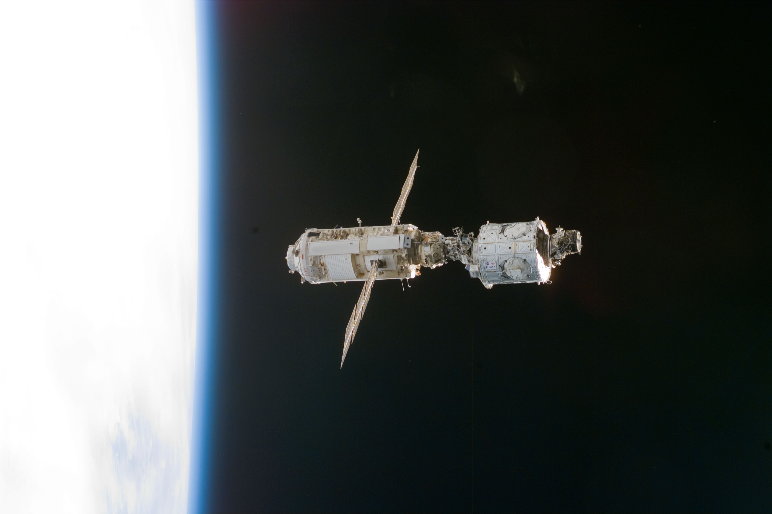 View of the International Space Station in orbit