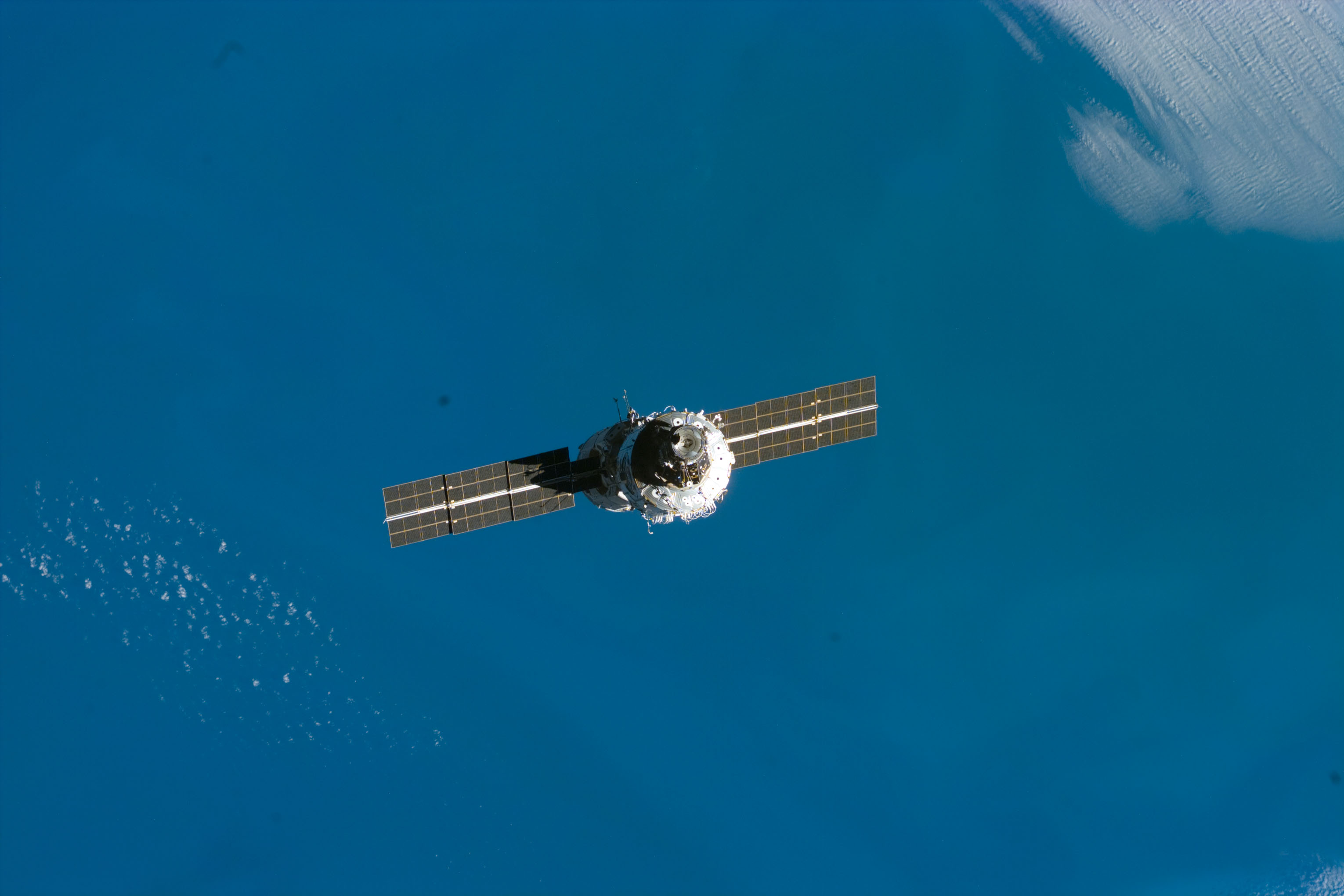 View of the International Space Station in orbit