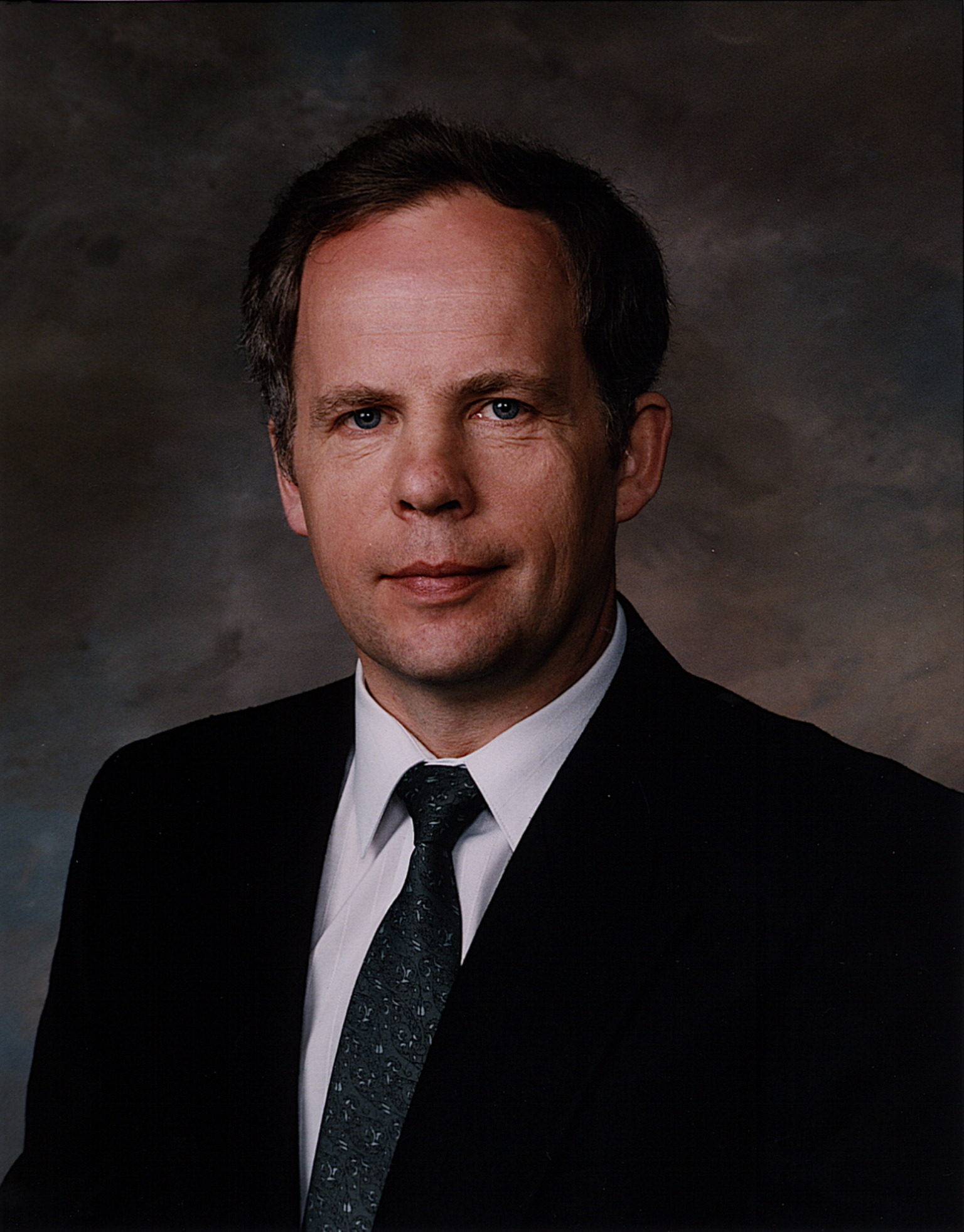 Portrait of Russian cosmonaut and Mir 19 commander Anatoly Solovyev