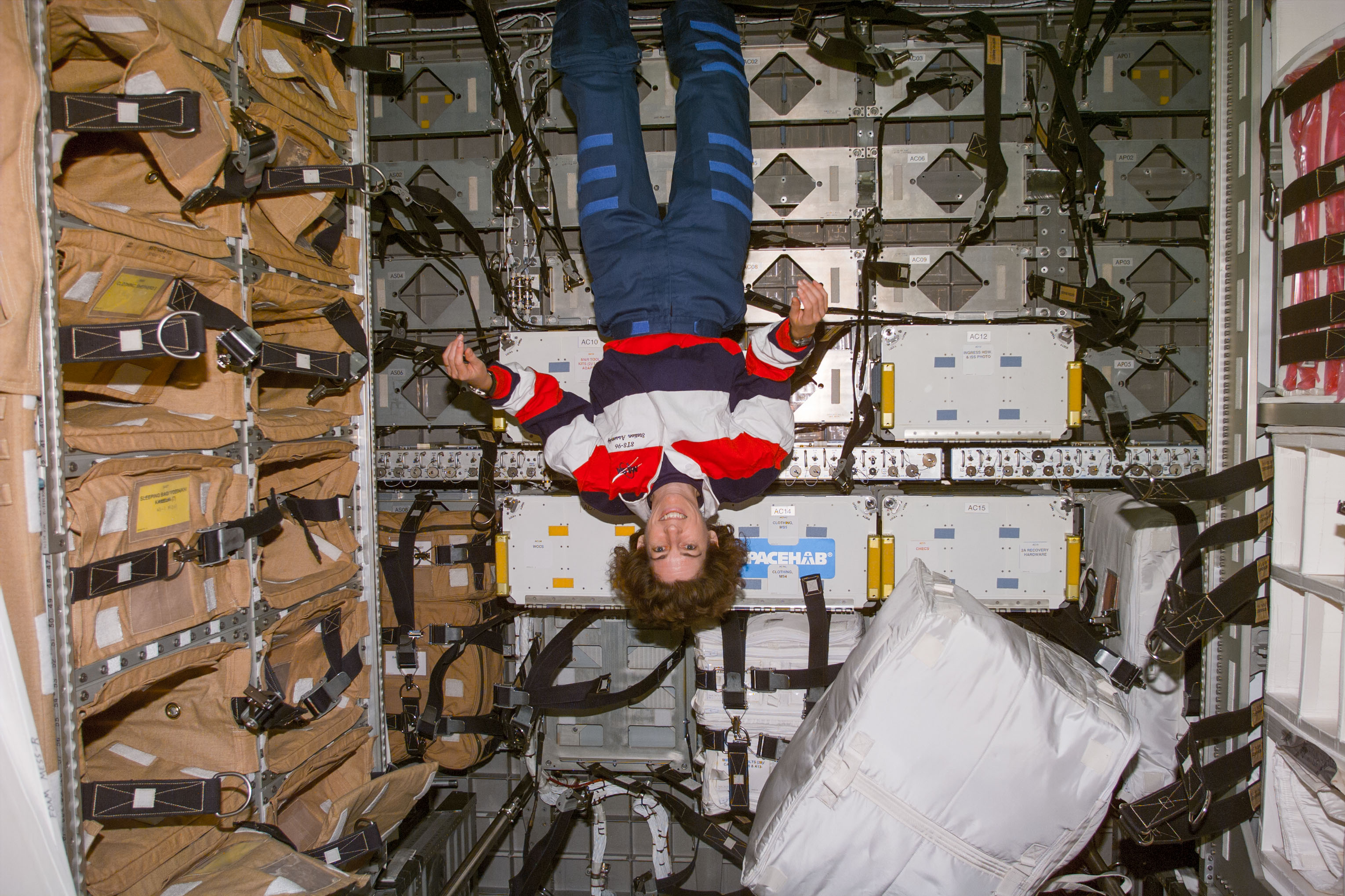 Ellen Ochoa in Spacehab DM