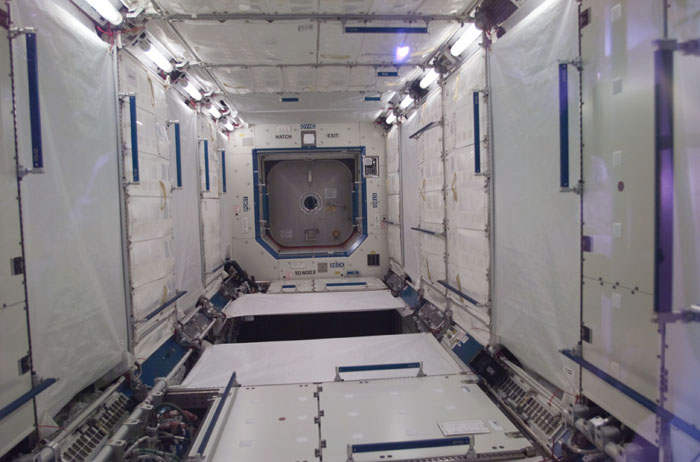 Interior of the U.S. Laboratory / Destiny module
