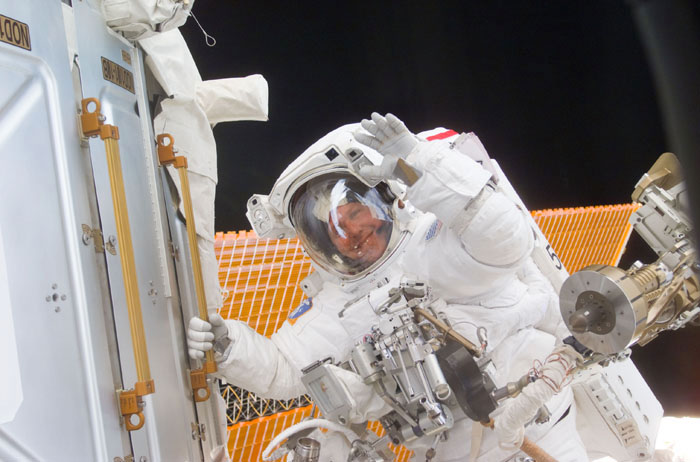 MS Jones during EVA on Node 1/Unity