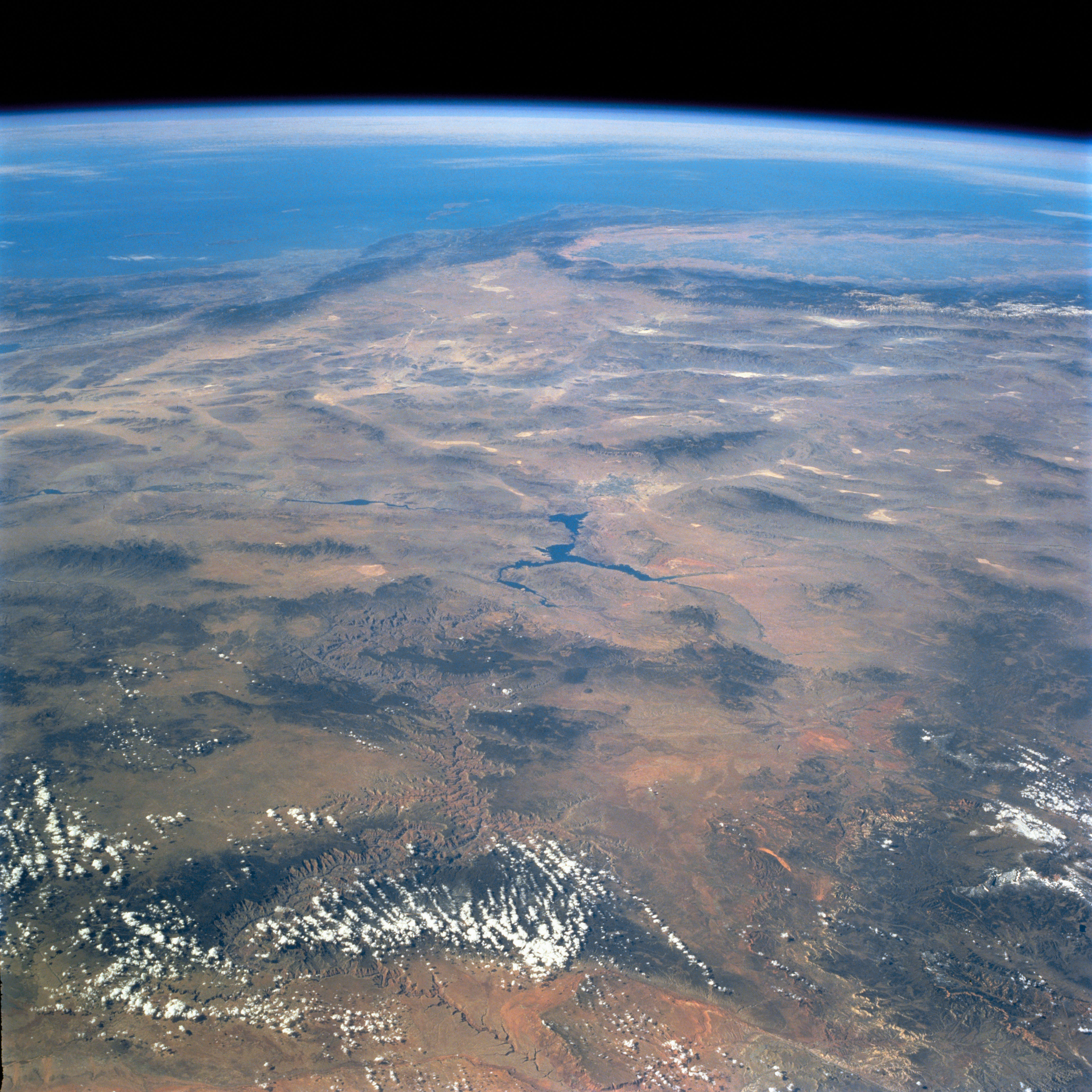 Earth observations during STS-73