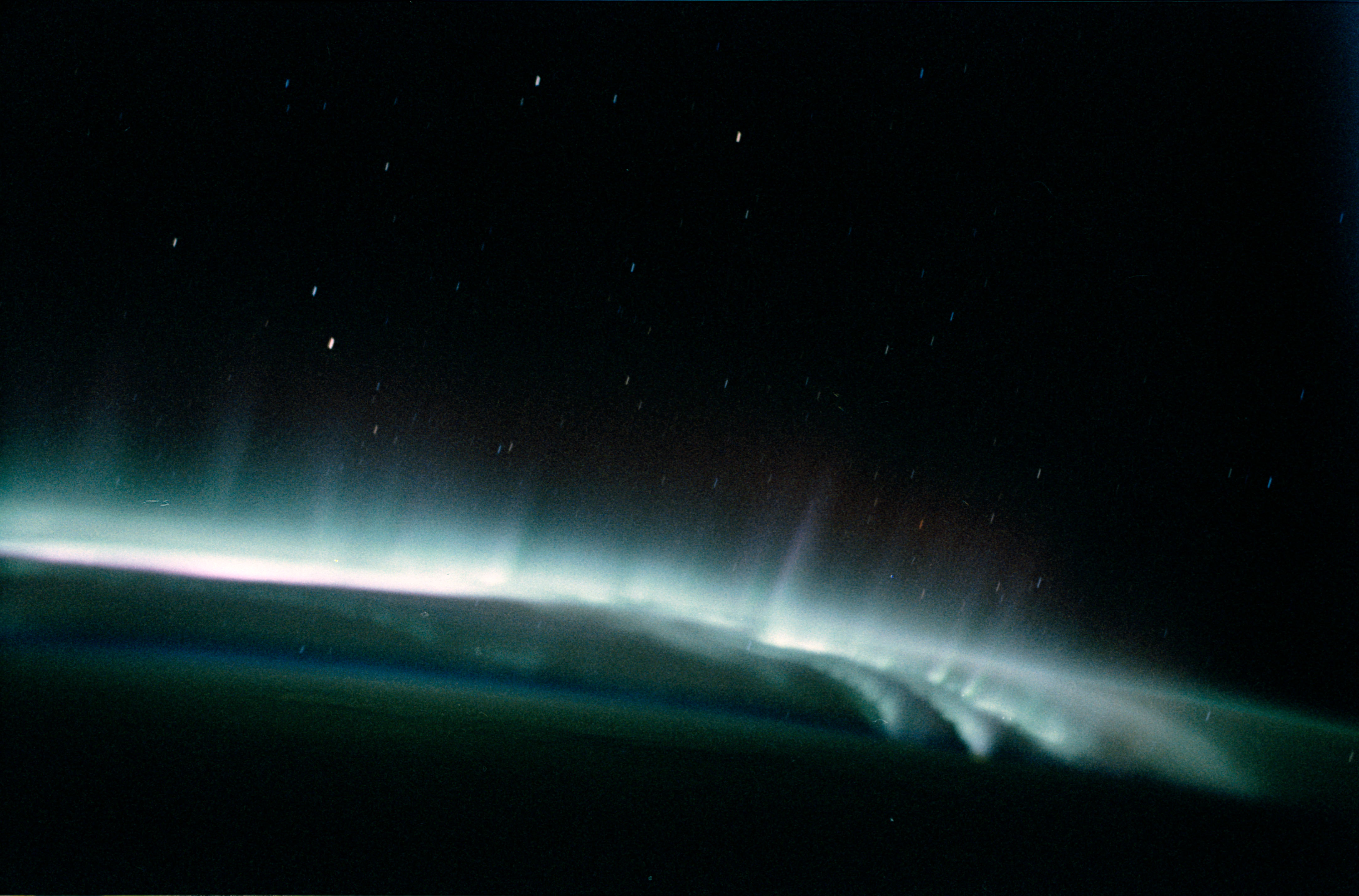 Aurora Australis as seen from STS-62