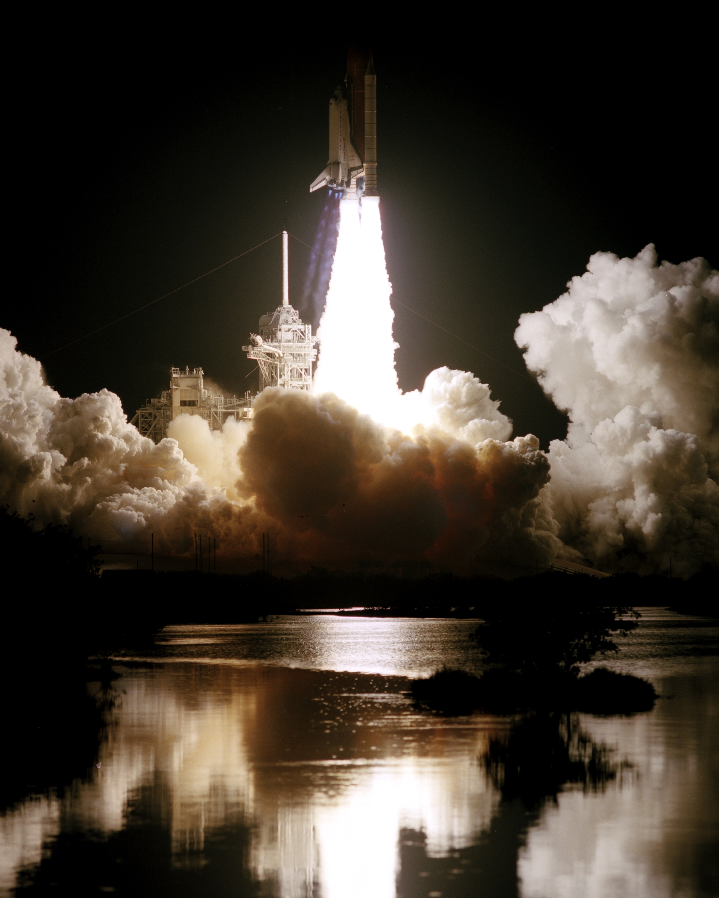 STS-81 launch view