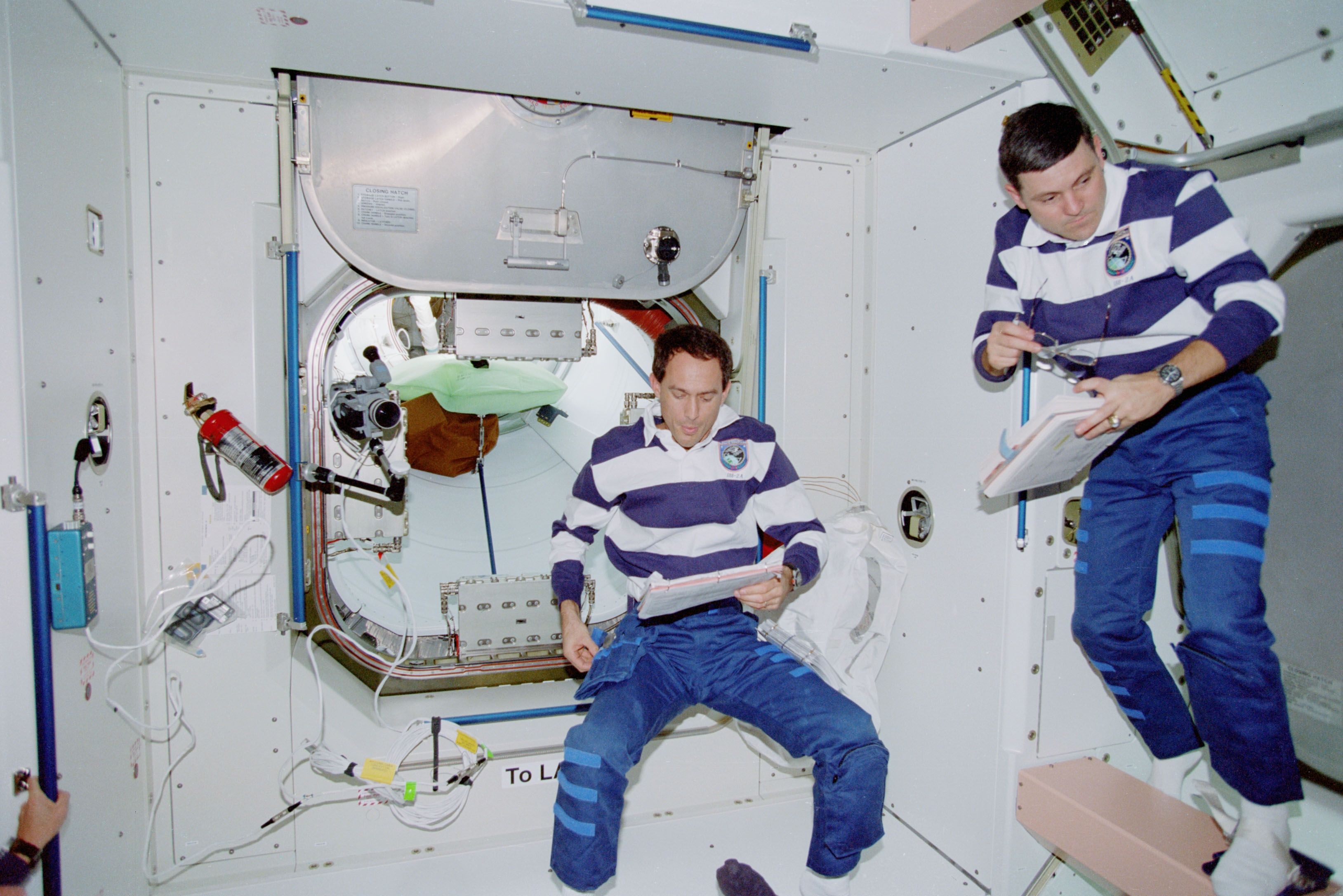 Newman and Cabana in the Node 1/Unity module