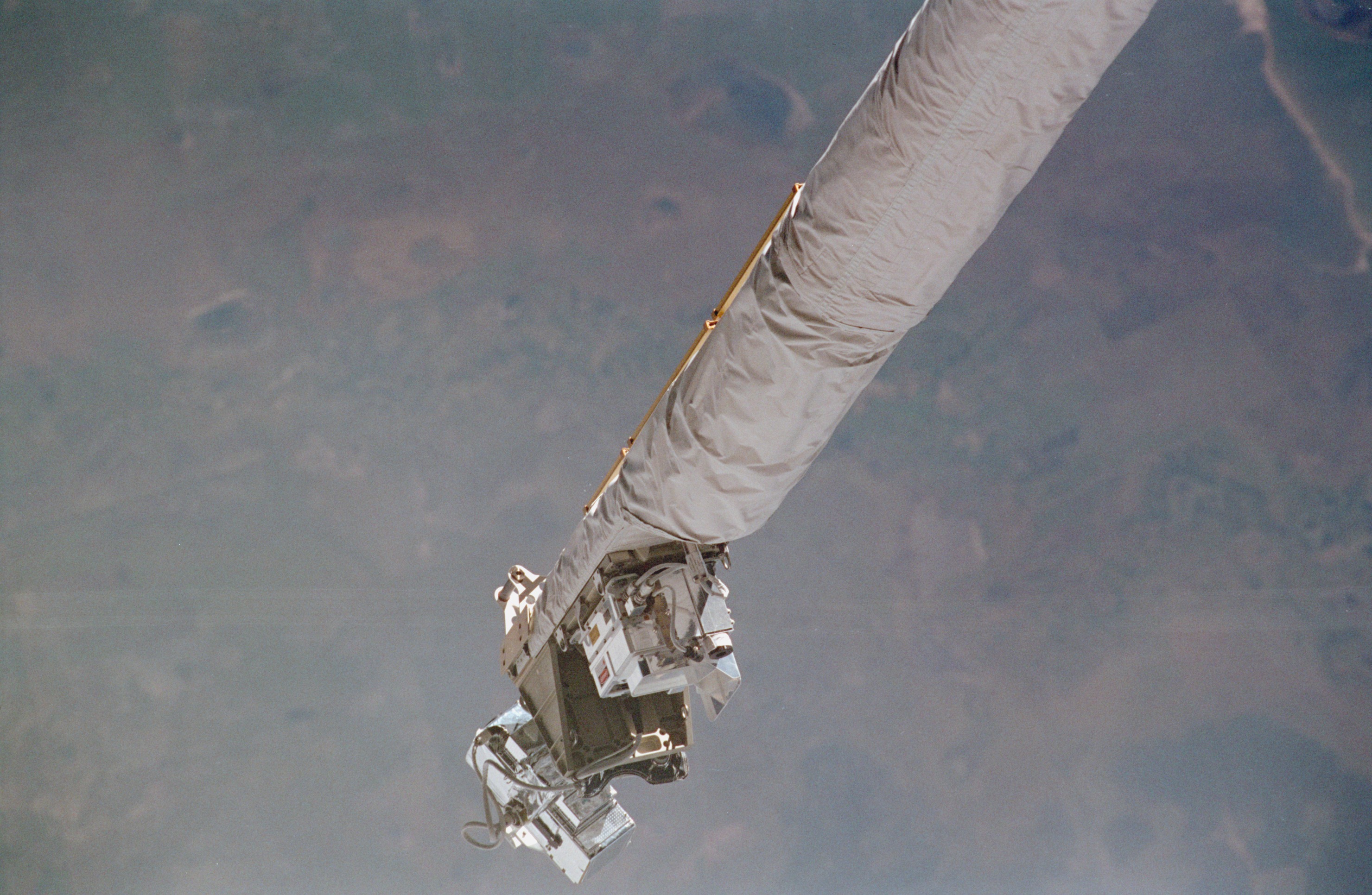 View of the OBSS taken during STS-121