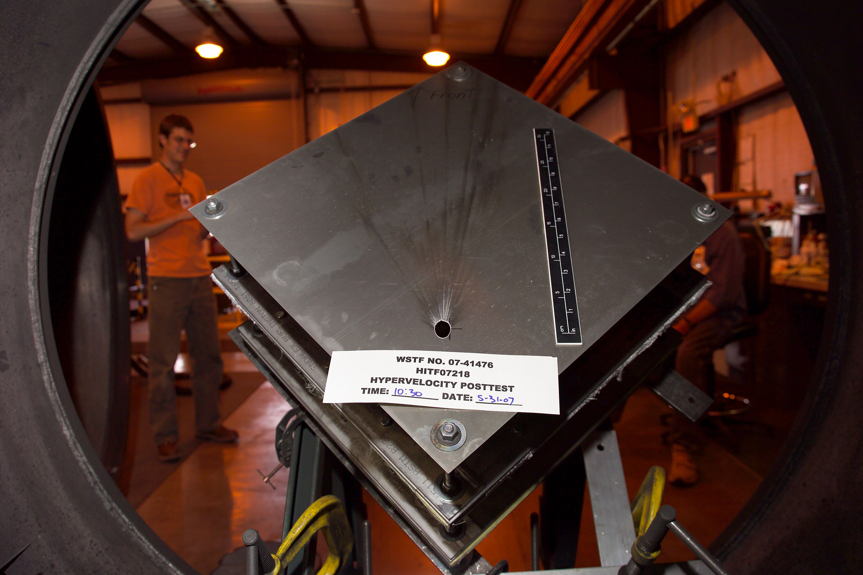 WSTF Hypervelocity Impact Test - CEV