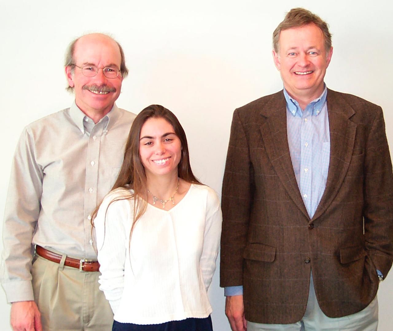 Key persornel in the Mechanics of Granular Materials (MGM) experiment are Mark Lankton (Program Manager at University Colorado at Boulder), Susan Batiste (research assistance, UCB), and Stein Sture (principal investigator). Sand and soil grains have faces that can cause friction as they roll and slide against each other, or even cause sticking and form small voids between grains. This complex behavior can cause soil to behave like a liquid under certain conditions such as earthquakes or when powders are handled in industrial processes. MGM experiments aboard the Space Shuttle use the microgravity of space to simulate this behavior under conditions that cannot be achieved in laboratory tests on Earth. MGM is shedding light on the behavior of fine-grain materials under low effective stresses. Applications include earthquake engineering, granular flow technologies (such as powder feed systems for pharmaceuticals and fertilizers), and terrestrial and planetary geology. Nine MGM specimens have flown on two Space Shuttle flights. Another three are scheduled to fly on STS-107. The principal investigator is Stein Sture of the University of Colorado at Boulder. (Credit: University of Colorado at Boulder).