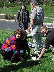 The arnual conference for the Educator Resource Center Network (ERCN) Coordinators was held at Glenn Research Center at Lewis Field in Cleveland, Ohio. The conference included participants from NASA's Educator Resource Centers located throughout the country. The Microgravity Science Division at Glenn sponsored a Microgravity Day for all the conference participants. This image is from a digital still camera; higher resolution is not available.