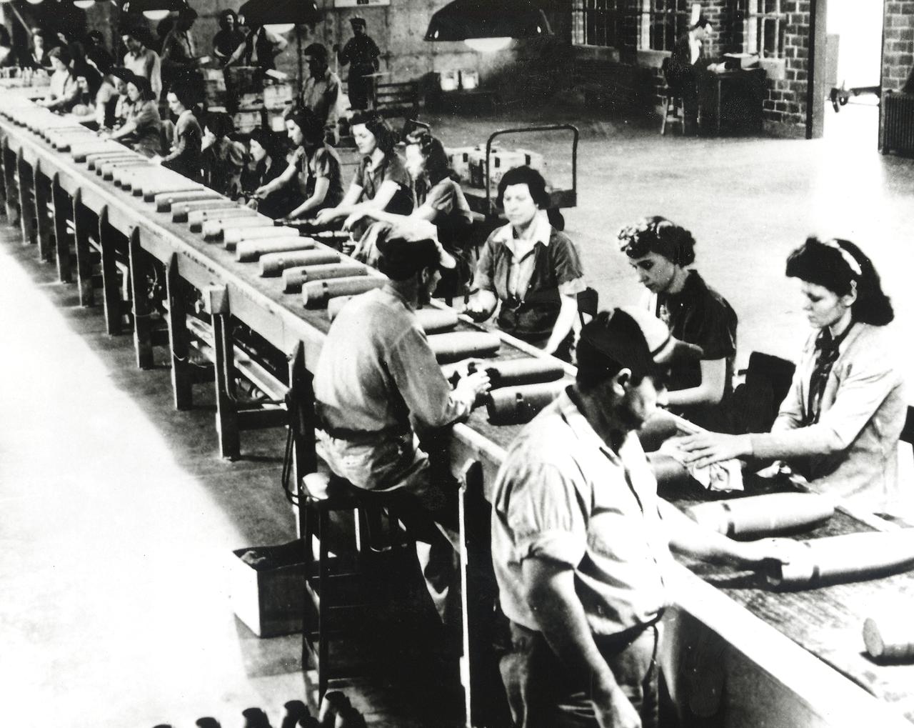 During World War II, Arsenal workers from Huntsville, Alabama, and surrounding areas responded to the call for civilian defense workers.