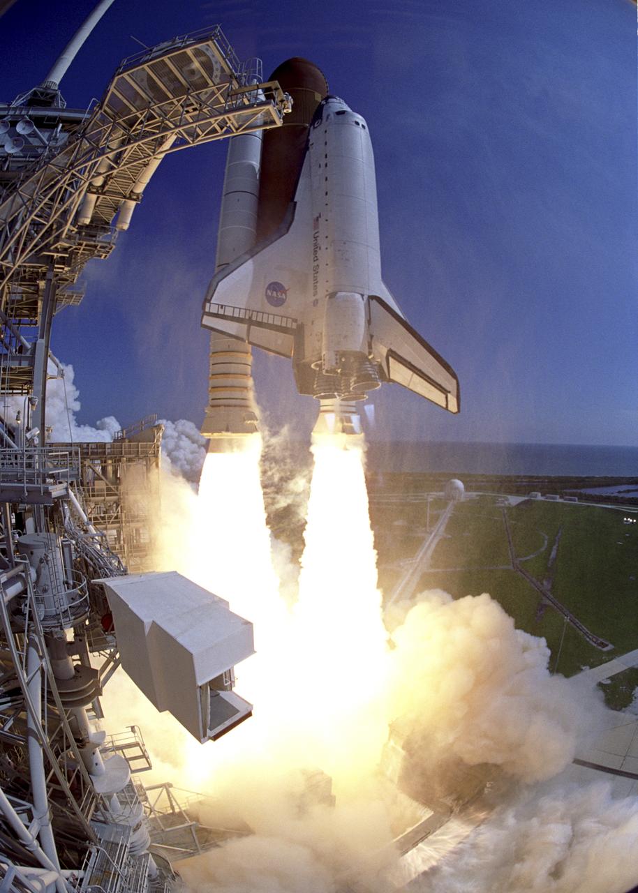 The Space Shuttle Atlantis and its six-member crew launched at 11:15 a.m. (EDT) on September 9, 2006 to begin the two-day journey to the International Space Station (ISS) on the STS-115 mission. During the 11-day mission, the STS-115 crew of six, along with station crews and ground teams, resumed construction of the ISS with the installation of a girder-like structure, known as the P3/P4 truss. The 35,000-pound piece includes a set of giant solar arrays, batteries and associated electronics. The arrays eventually will double the power capability of the Station. 