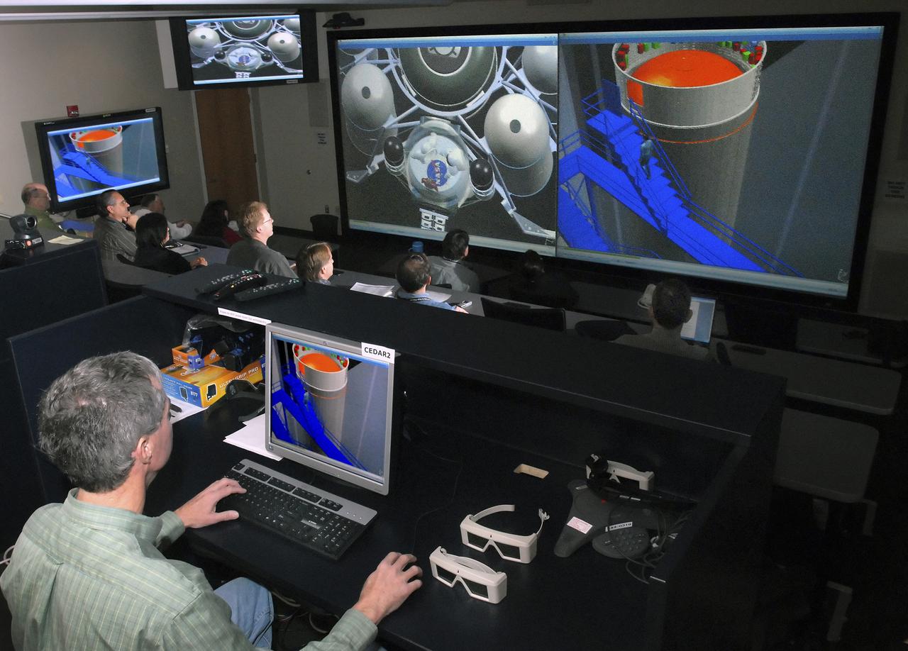 (CEDAR)  Room, Computer Aided Design Room in Building 4600, Room 1106 in use.