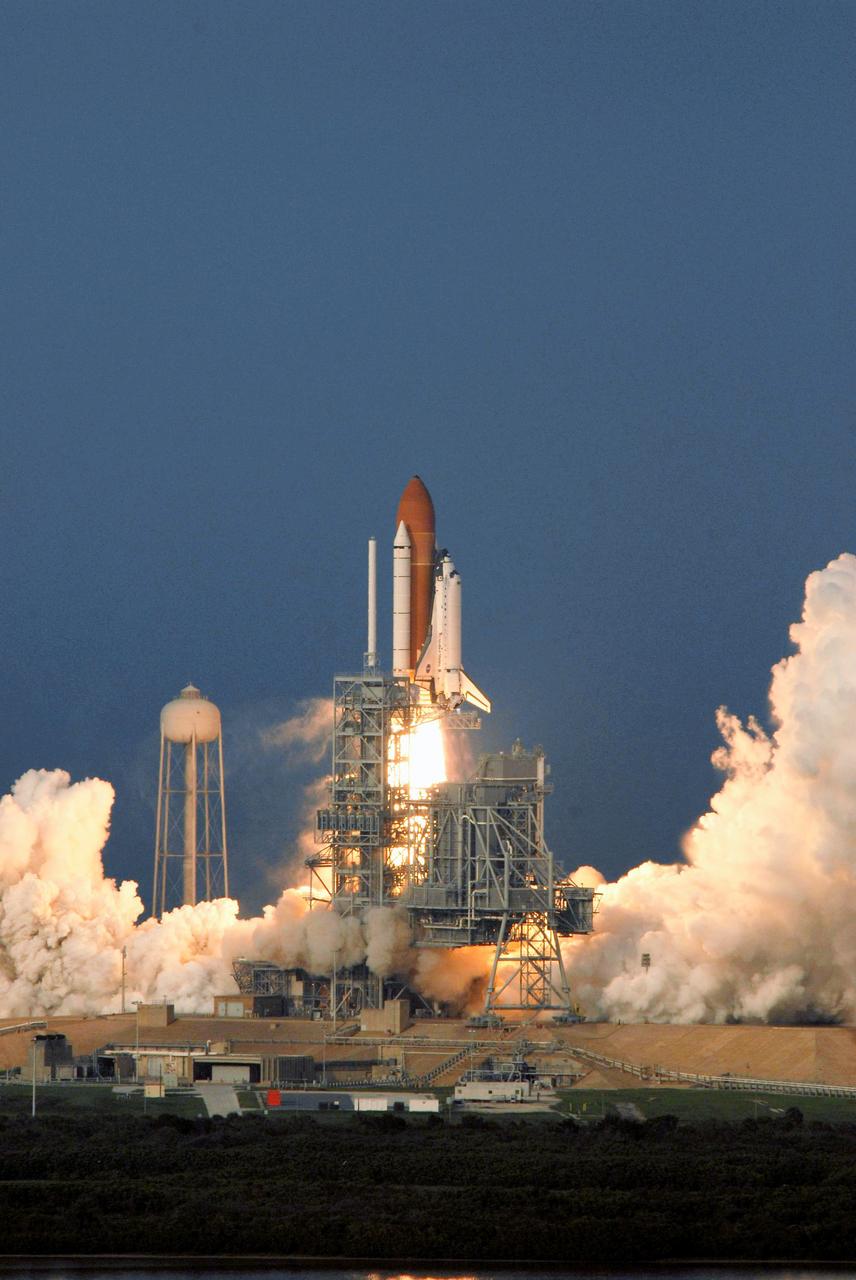 Enroute to the International Space Station (ISS), Space Shuttle Endeavor and its seven member STS-118 crew, blasted off from the launch pad at Kennedy Space Center on August 8, 2007. Construction resumed on the ISS as STS-118 mission specialists and the Expedition 15 crew completed installation of the third Starboard 5 (S-5) truss segment, removed a faulty Control Moment Gyroscope (CMG-3), installed a new CMG into the Z1 truss, relocated the S-band Antenna Sub-Assembly from the Port 6 (P6) to Port 1 (P1) truss, installed a new transponder on P1, retrieved the P6 transponder, and delivered roughly 5,000 pounds of equipment and supplies. 