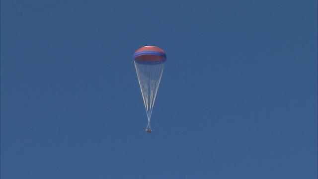 Under the goals of the Vision for Space Exploration, Ares I is a chief component of the cost-effective space transportation infrastructure being developed by NASA's Constellation Program. This transportation system will safely and reliably carry human explorers back to the moon, and then onward to Mars and other destinations in the solar system. The Ares I effort includes multiple project element teams at NASA centers and contract organizations around the nation, and is managed by the Exploration Launch Projects Office at NASA's Marshall Space Flight Center (MFSC). ATK Launch Systems near Brigham City, Utah, is the prime contractor for the first stage booster. ATK's subcontractor, United Space Alliance of Houston, is designing, developing and testing the parachutes at its facilities at NASA's Kennedy Space Center in Florida. NASA's Johnson Space Center in Houston hosts the Constellation Program and Orion Crew Capsule Project Office and provides test instrumentation and support personnel. Together, these teams are developing vehicle hardware, evolving proven technologies, and testing components and systems. Their work builds on powerful, reliable space shuttle propulsion elements and nearly a half-century of NASA space flight experience and technological advances. Ares I is an inline, two-stage rocket configuration topped by the Crew Exploration Vehicle, its service module, and a launch abort system. In this HD video image, the first stage reentry parachute drop test is conducted at the Yuma, Arizona proving ground. The parachute tests demonstrated a three-stage deployment sequence that included the use of an Orbiter drag chute to properly stage the unfurling of the main chute. The parachute recovery system for Orion will be similar to the system used for Apollo command module landings and include two drogue, three pilot, and three main parachutes.    (Highest resolution available)