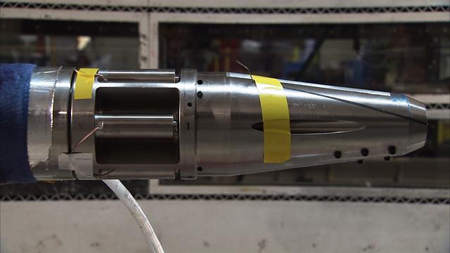 Active damper wind tunnel test in support of the development of Constellation/Ares.  Testing of the 1% and .548% models for active damper and wall interference assessment in support of the Ares/CLV integrated vehicle. This test occurred at the 11 foot wind tunnel at the Ames Research Center, California.  This image is extracted from  high definition video file and is the highest resolution available.  