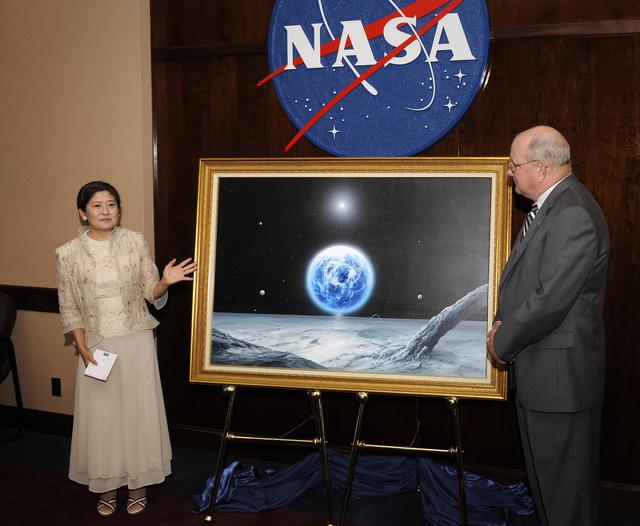 NASA image: Artwork Presented to NASA