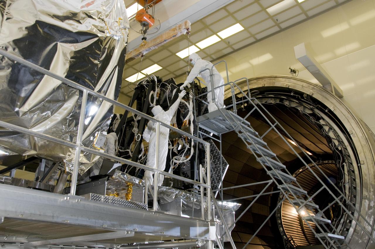 SIX OF THE EIGHTEEN JAMES WEBB SPACE TELESCOPE MIRROR SEGMENTS ARE BEING PREPPED TO MOVE INTO THE X-RAY AND CRYOGENIC FACILITY FOR TESTING.