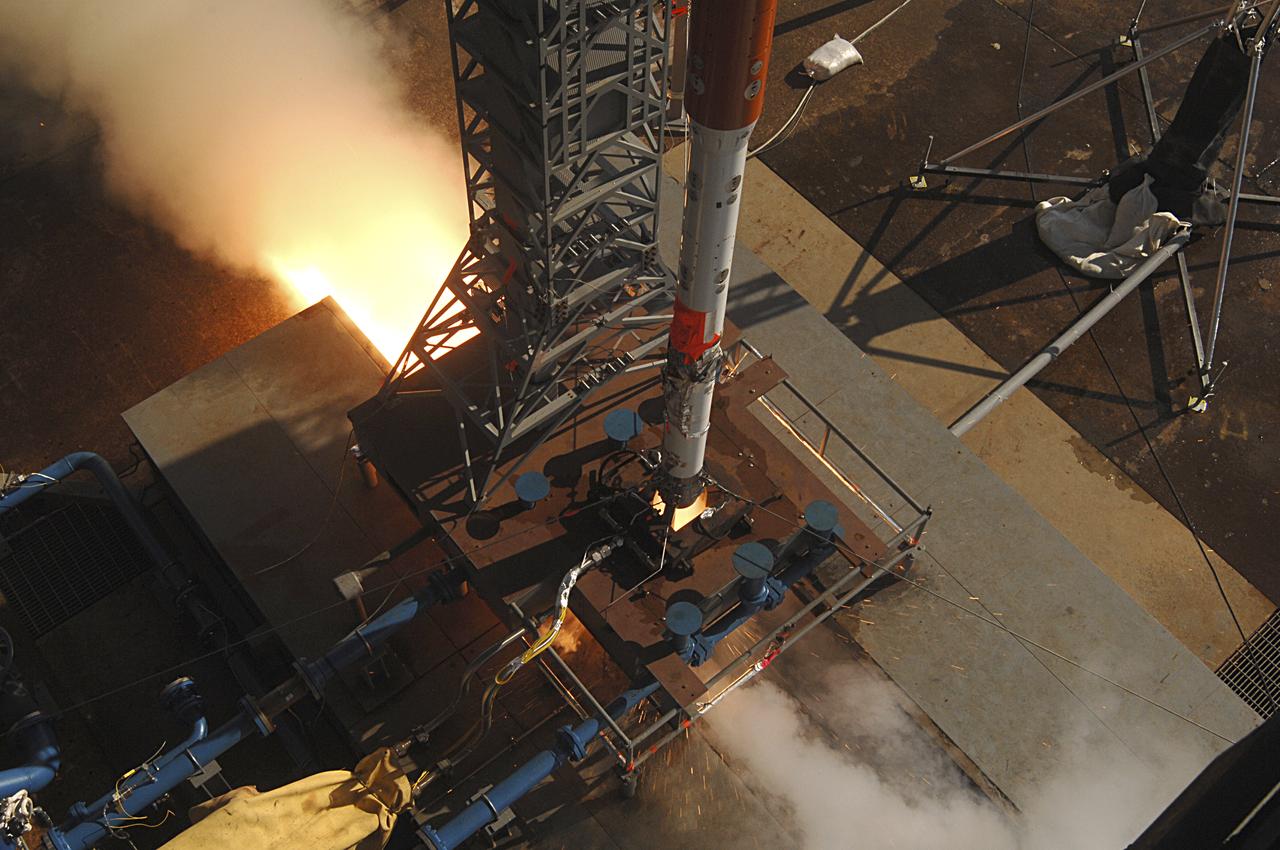 Project 8019 Vertical Ares Scale Model Acoustic Test (ASMAT) Ignition Over Pressure (IOP) Test #3,  11/18/2010 P8019_VERT 03-016  