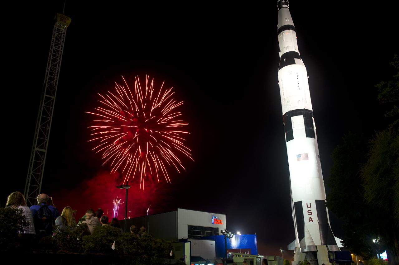 GUESTS WERE TREATED TO A FABULOUS FIREWORKS DISPLAY BESIDE THE DAVIDSON CENTER AT THE END OF THE NIGHT.