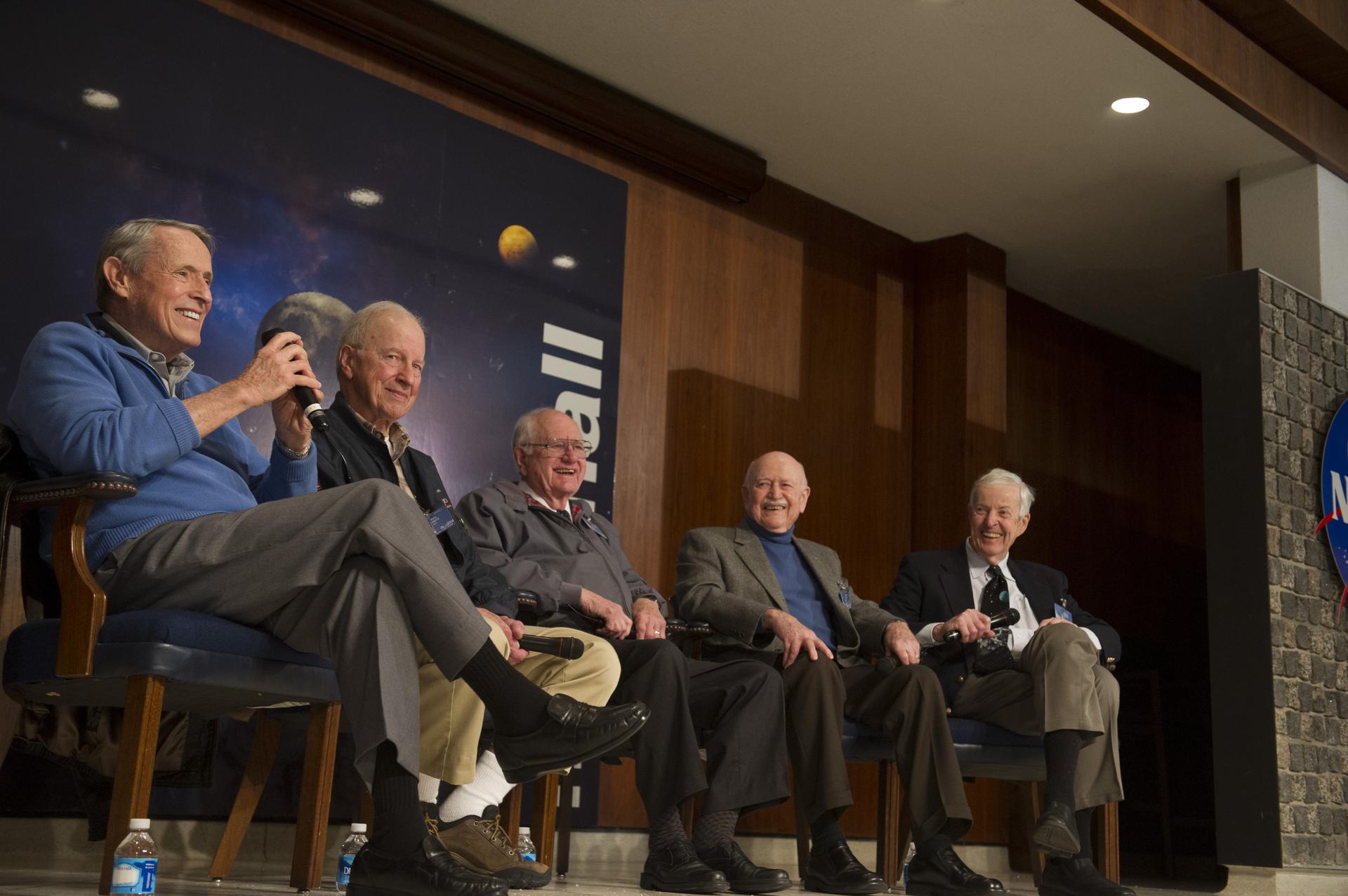 Reunion of Skylab crew members in 2013