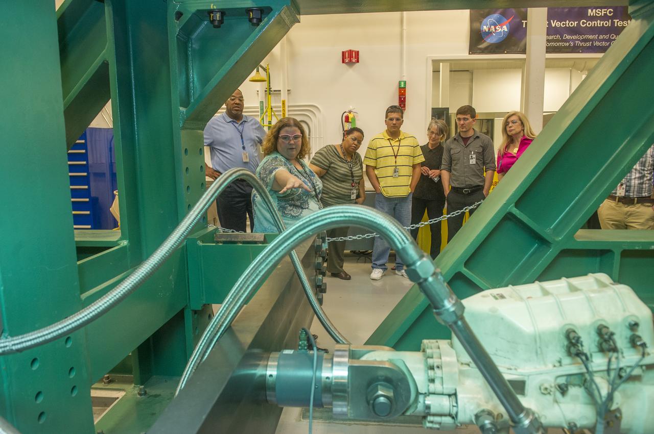 MIRANDA HOLTON GIVES OVERVIEW OF THRUST VECTOR CONTROL LAB