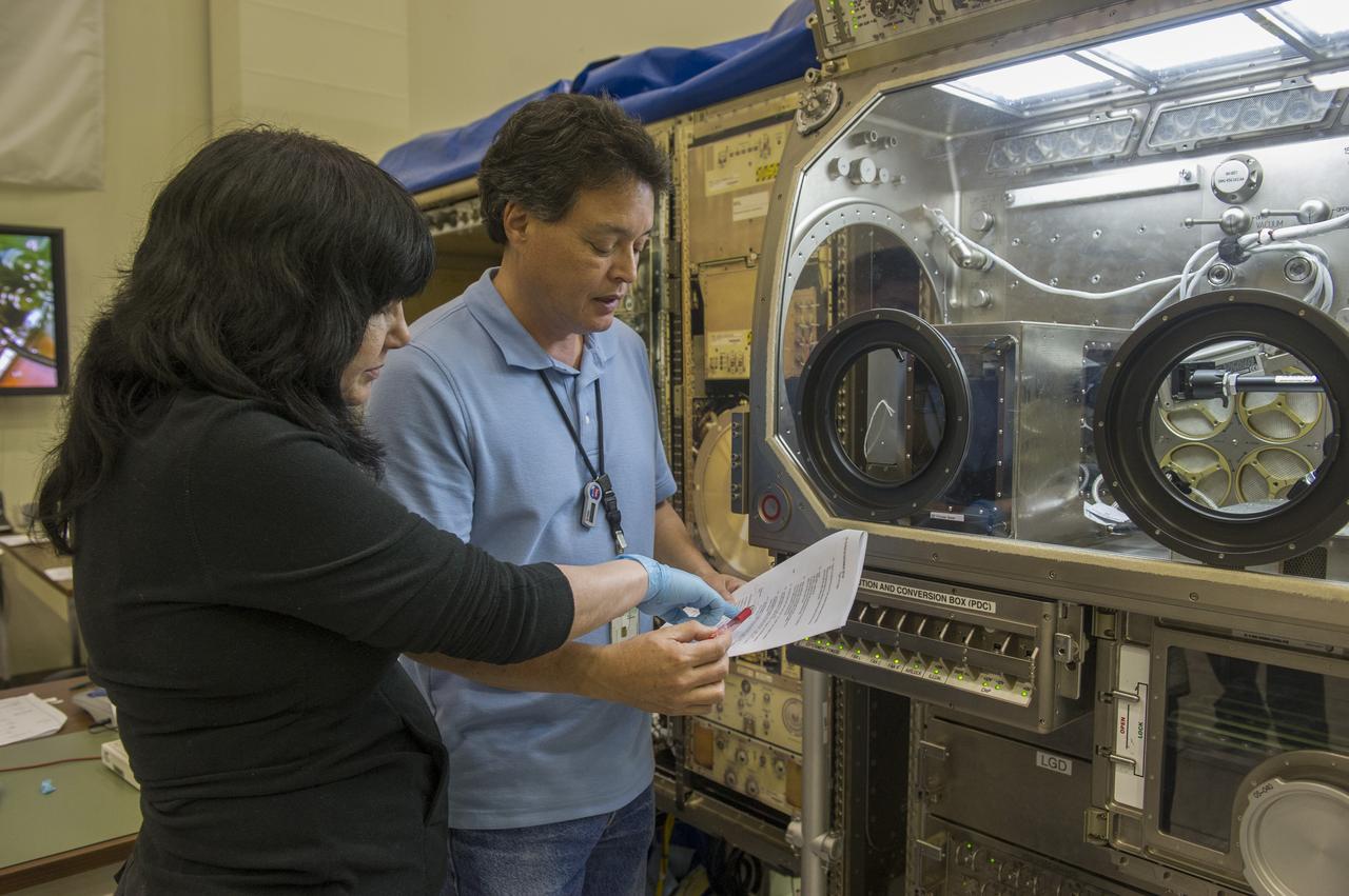 CINDY AZZARITA AND CHARLIE SCOTT, 3D PRINT OPERATIONS LEAD, WRITE THE CREW PROCEDURES FOR ON ORBIT INSTALL AND STOW OF 3D PRINTER