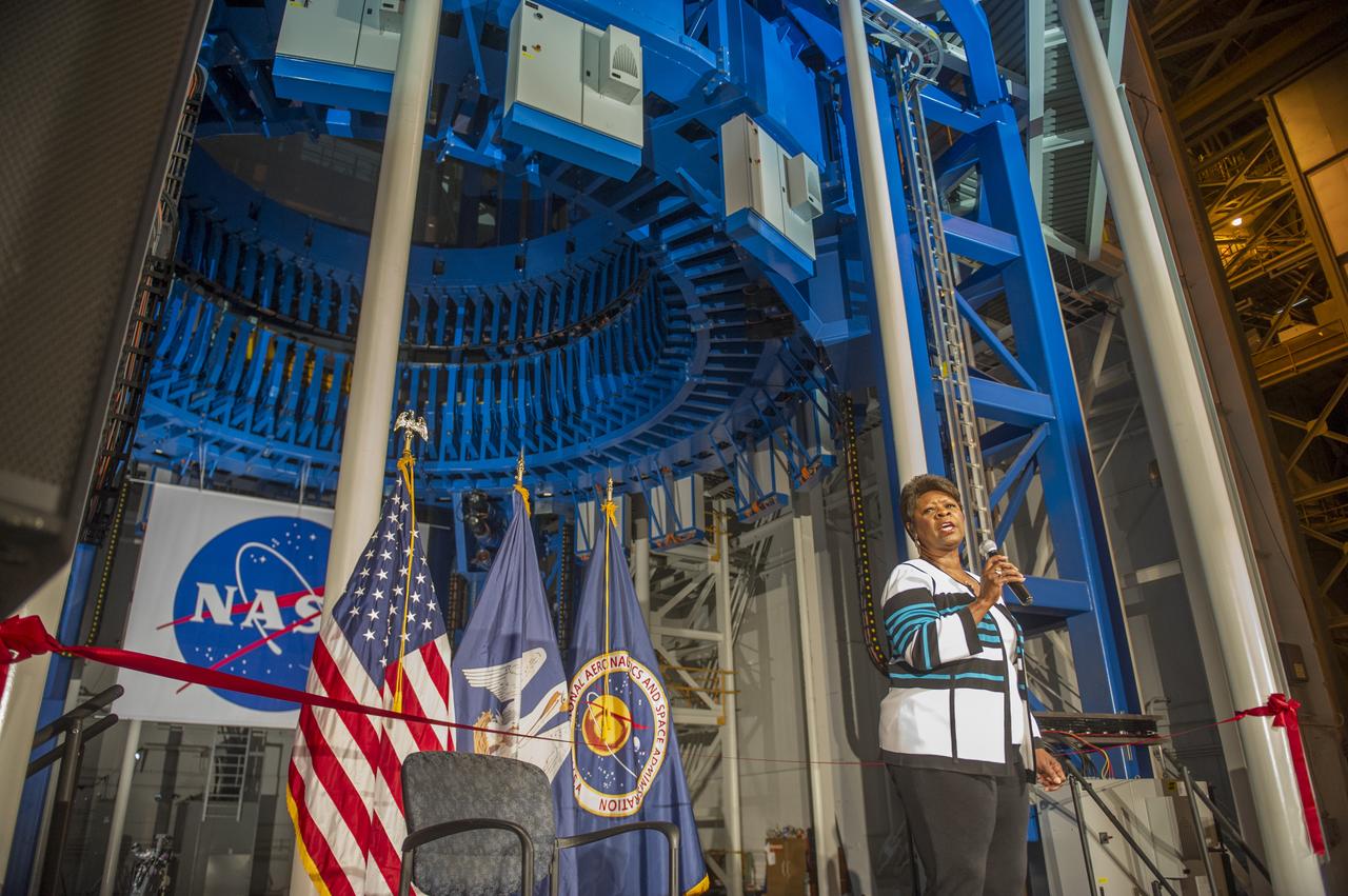 SINGER IRMA THOMAS SINGS NATIONAL ANTHEM AT RIBBON CUTTING EVENT