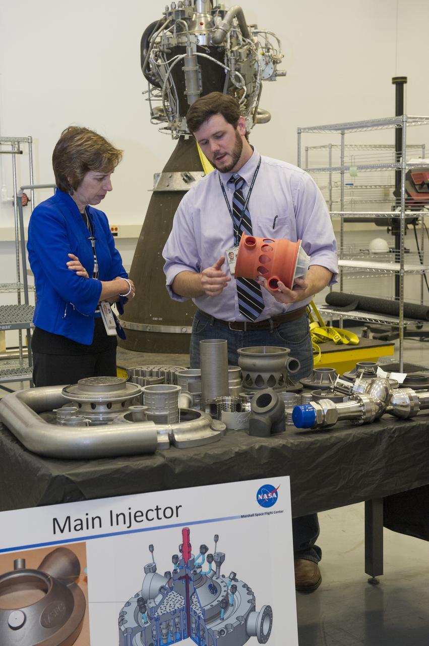 ANDREW HANKS, STRUCTURAL MATERIALS EXPERT AT THE MARSHALL SPACE FLIGHT CENTER DISCUSSES ADDITIVE MANUFACTURING WITH DR. ELLEN OCHOA