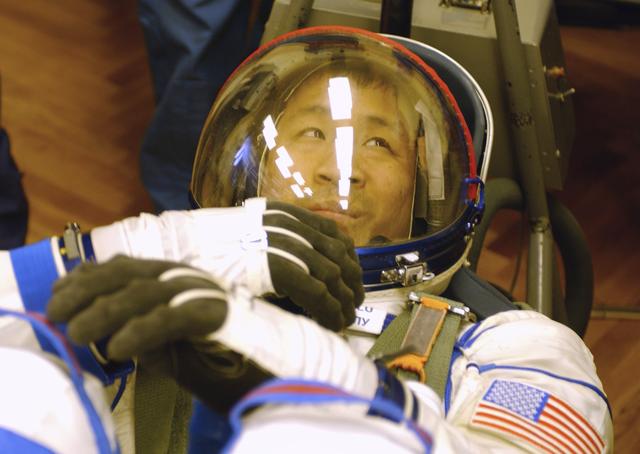 NASA image: Expedition 7 Leak Check