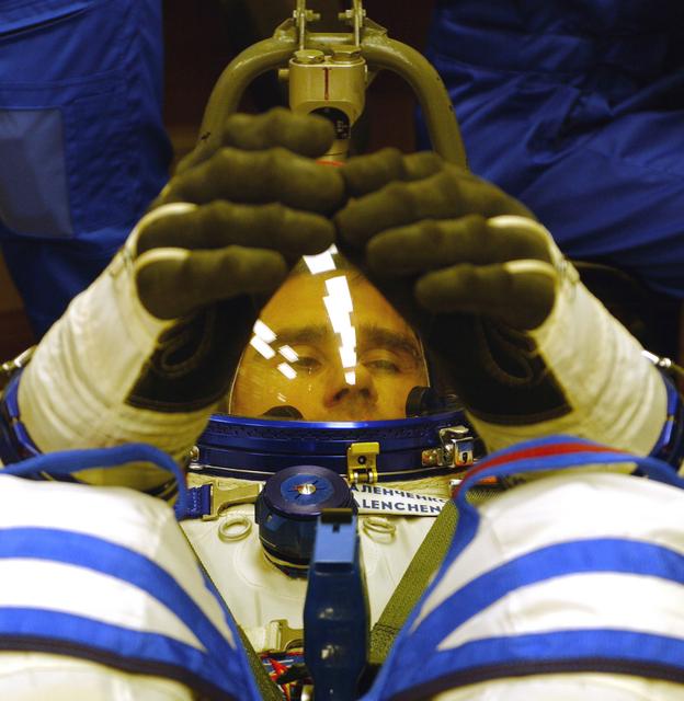 NASA image: Expedition 7 Leak Check