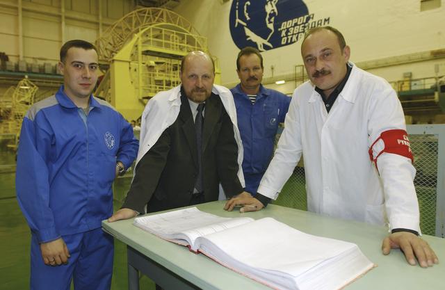 NASA image: Expedition 7 Soyuz Check