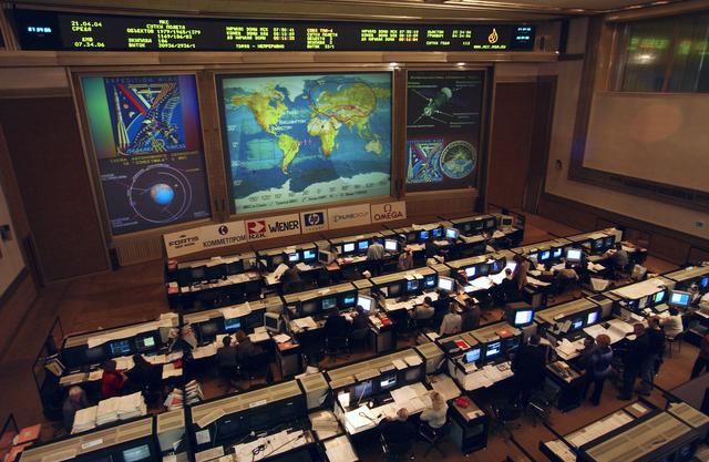 NASA image: Russian Flight Control Room