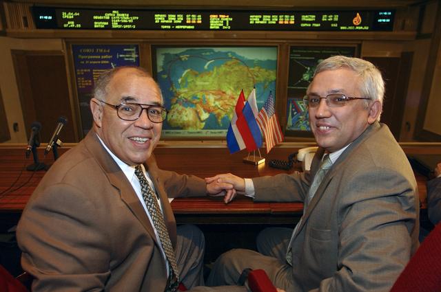 NASA image: Russian Flight Control Room