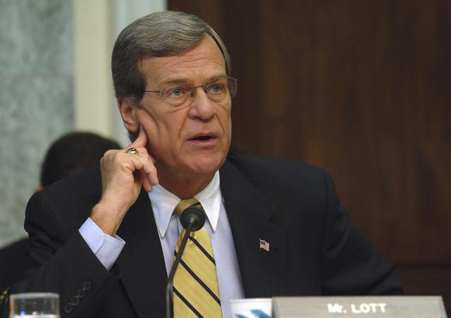 NASA image: Michael Griffin Senate Hearing