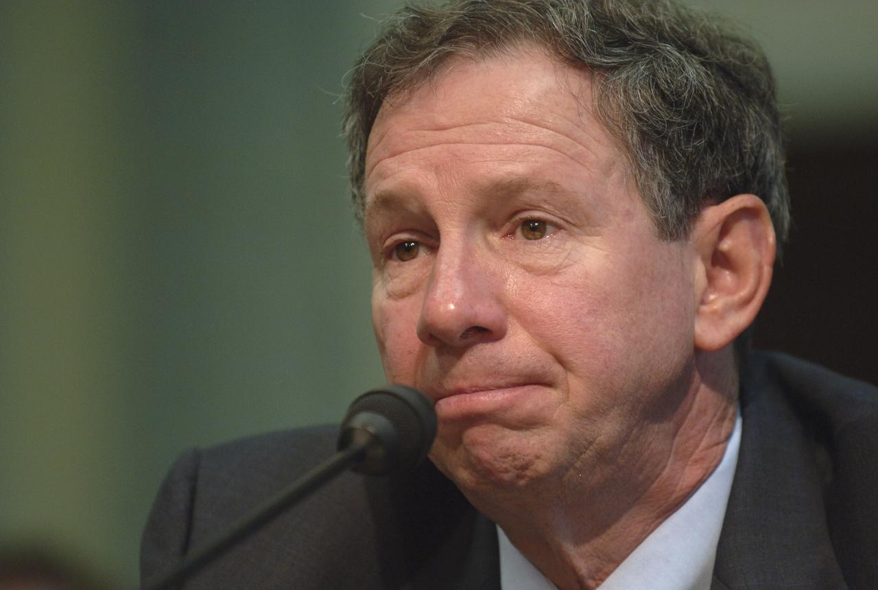 NASA Administrator Dr. Michael Griffin is seen during his appearance in front of the Senate Commerce Committee Science and Space Subcommittee hearing on Human Space Flight: The Space Shuttle and Beyond, Wednesday, May 18, 2005, in the Russell Senate Office Building on Capitol Hill in Washington. Photo Credit: (NASA/Bill Ingalls) 