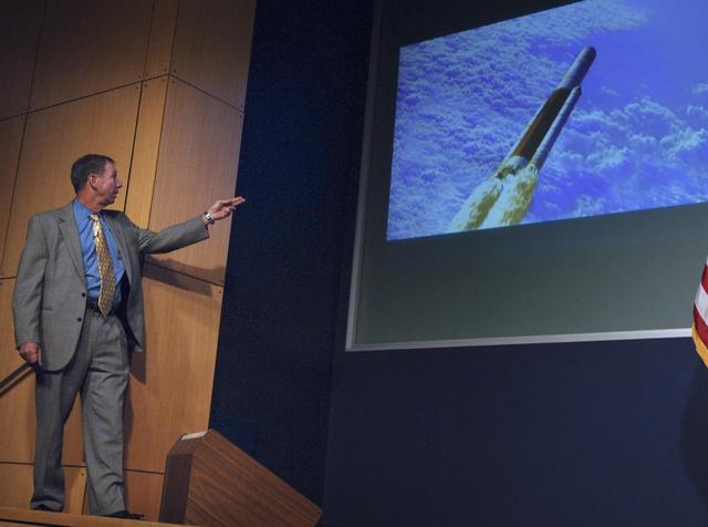 NASA image: Michael Griffin Discusses Exploration Architecture Study