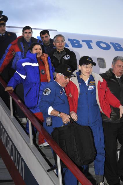NASA image: Expedition 16 Soyuz TMA-11 Lands