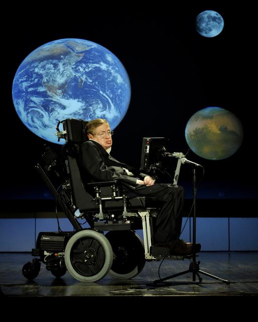 NASA image: Stephen Hawking NASA 50th