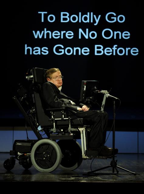 NASA image: Stephen Hawking NASA 50th