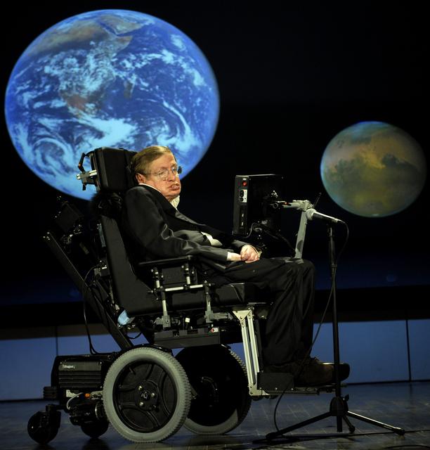 NASA image: Stephen Hawking NASA 50th