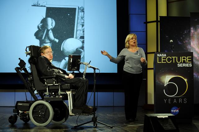 NASA image: Stephen Hawking NASA 50th