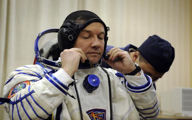 NASA image: Expedition 18 Suit-up