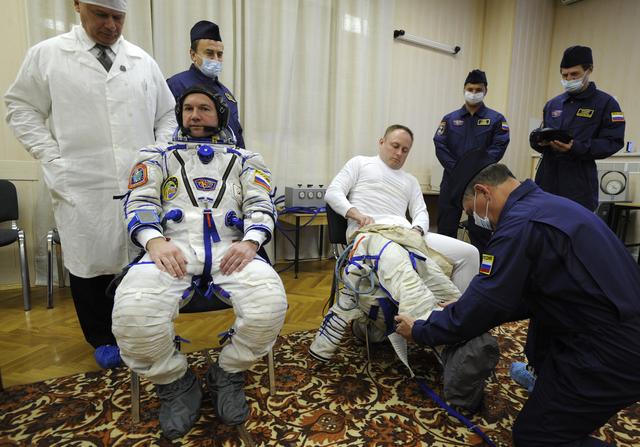NASA image: Expedition 18 Suit-up