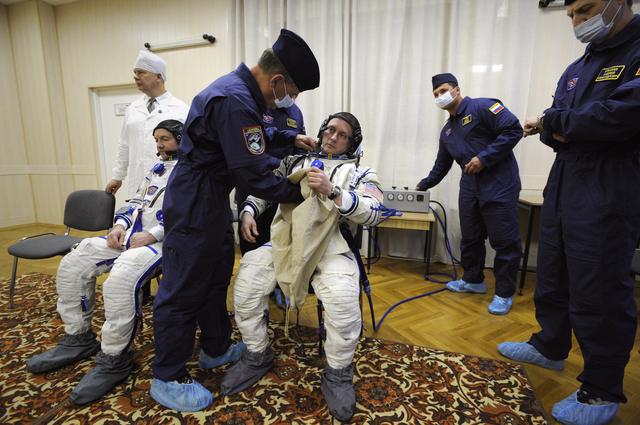 NASA image: Expedition 18 Suit-up