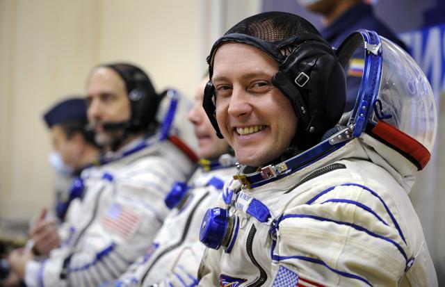 NASA image: Expedition 18 Suit-up