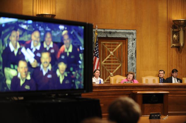 NASA image: Mikulski Hubble Astronauts