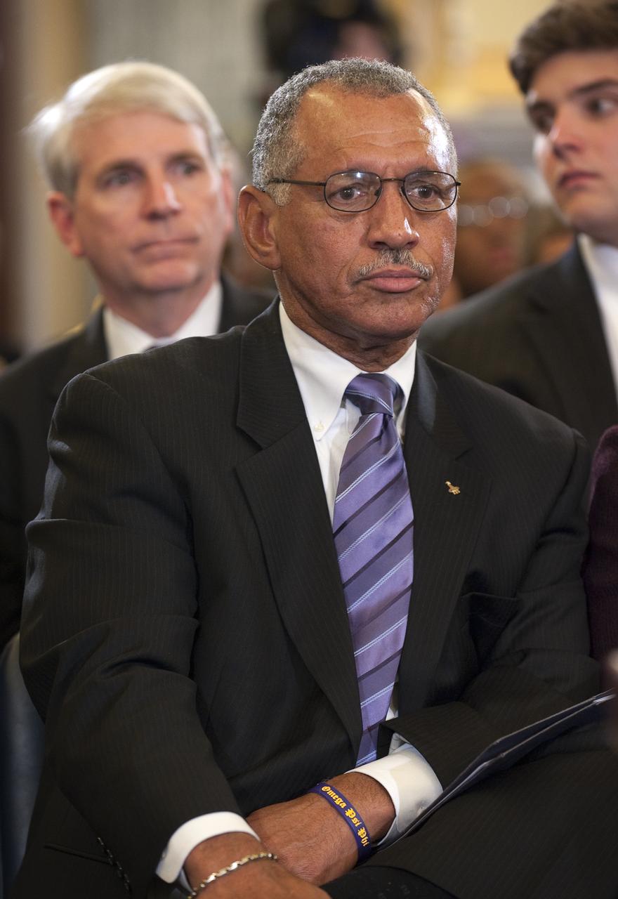 Charles Bolden, nominee for Administrator of NASA, waits for his turn to testify at his confirmation hearing before the Senate Commerce, Science and Transportation Committee in the Russell Senate Office Building on Capitol Hill in Washington, Wednesday, July 8, 2009. Photo Credit: (NASA/Bill Ingalls)