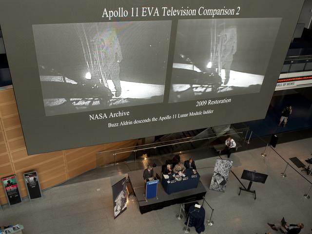 NASA image: Restored Moonwalk Footage Release